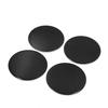 45mm Diameter Black Aluminum Alloy Car Sticker Car Sticker Hub Cap Center Cover Decoration 4pcs