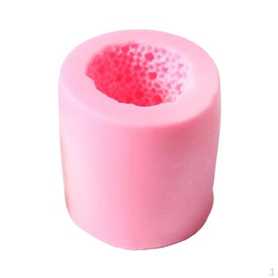 Силиконовый цилиндр помадка торт сахарная свеча декор розовый DIY выпечка 3D