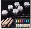 Перламутровый хром Magic Mirror Powder: Aurora Nail Art High Gloss Pearl Ice Flash