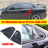For Mitsubishi Lancer EX X EVO 2008-2018 Rear Window Side Vent Shutter Louver Cover Trim Car Accessories Auto Parts Carbon Fiber