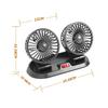 12V Бортовой автомобильный вентилятор Охлаждающий автомобильный вентилятор Двухголовый автомобильный вентилятор Регулируемый автомобильный охлаждающий вентилятор Автомобильный вентилятор