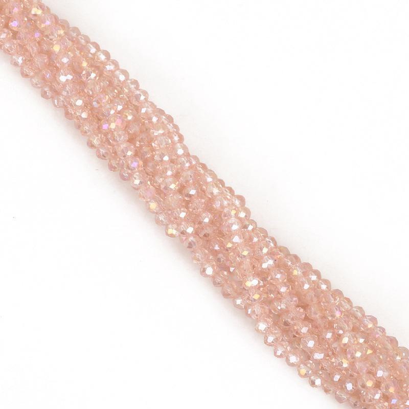 Кристаллические бусины счеты 3 мм DIY стеклянный браслет материал для изготовления