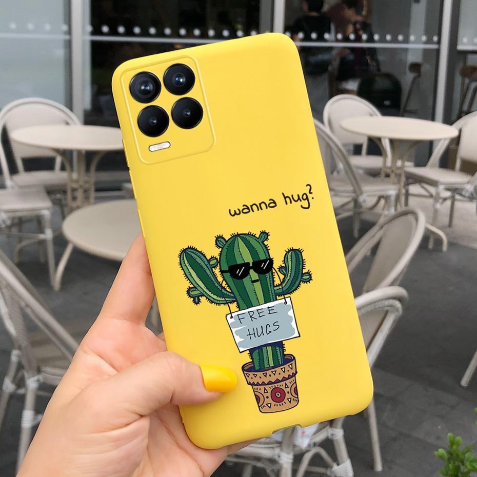 Чехол для Realme 8 Лавандовый Подсолнух Силиконовая Задняя Крышка Для Realme 8 Pro 8i Realme8 4G RMX3085 Мягкий ТПУ Чехол для Телефона Роскошный Чехол