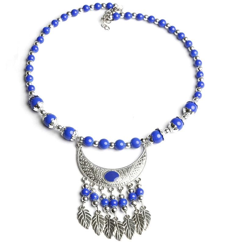 1 шт. Длинная цепочка Этнический стиль Украшения для волос Головные уборы Лоб Танцы Для женщин Лист Кисточка Ожерелье Богемия Головной убор