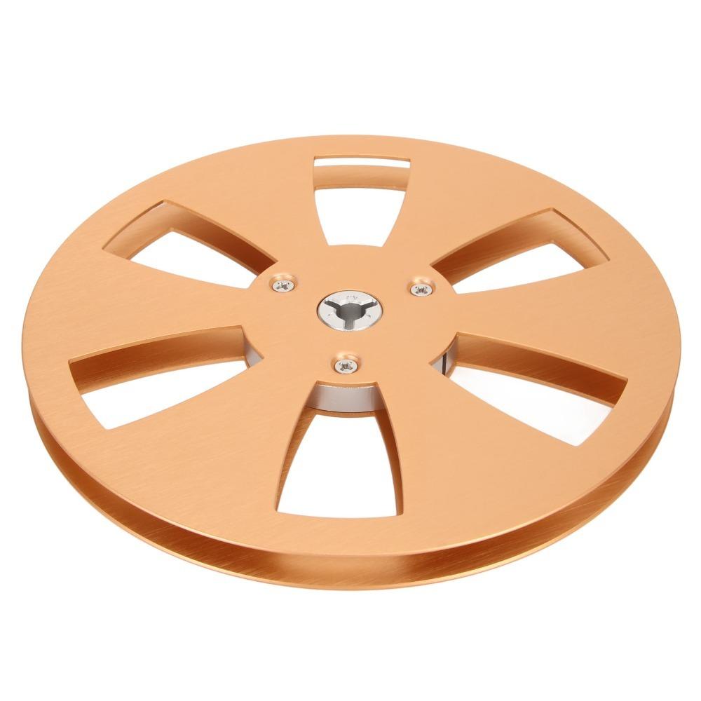 1/4 7 Inch Empty Open Reel Aluminum Alloy Machine Reel for Tape Recorder