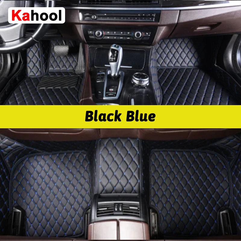 KAHOOL Custom Car Floor Mats For Mitsubishi Pajero V73 V77 V93 V97 Auto Carpets Foot Coche Accessorie