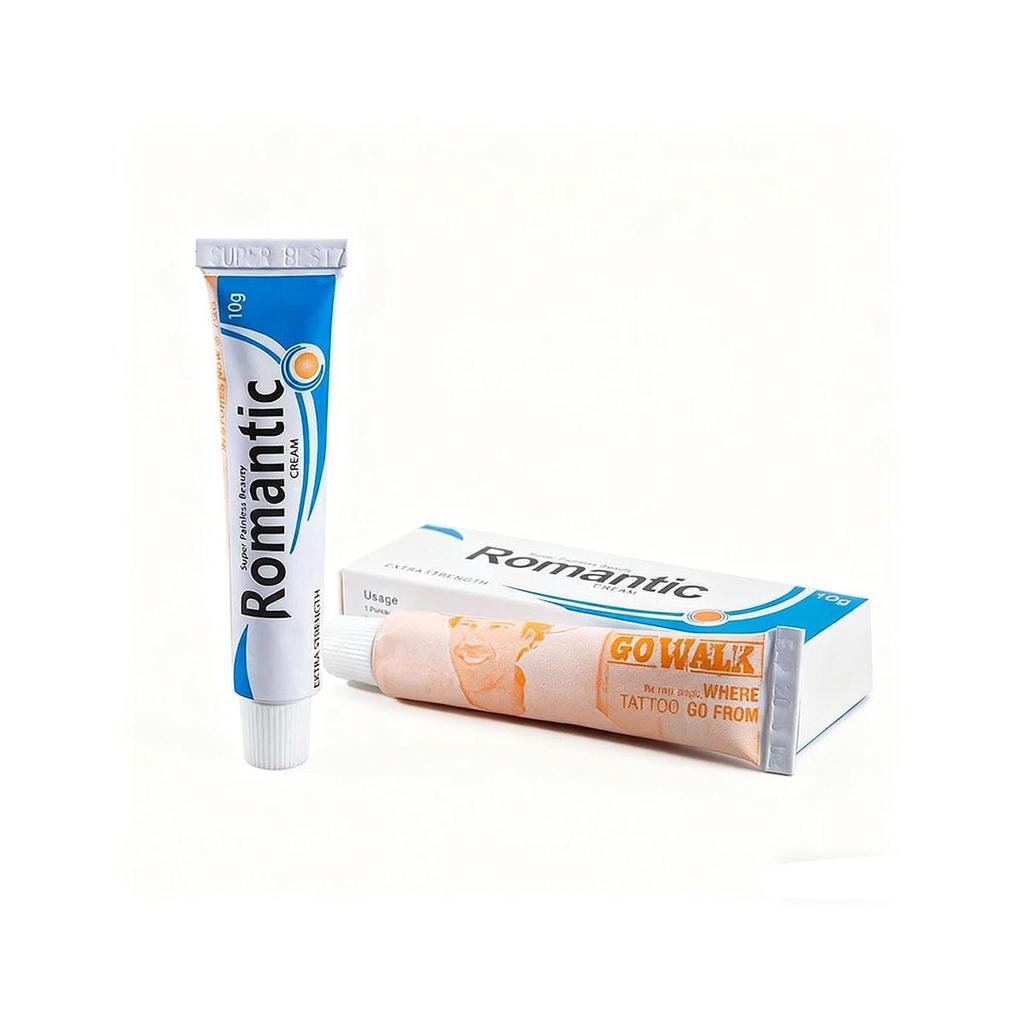 10г Тату Анестетик Быстрое Онемение Кожи Романтический БЕЛЫЙ Крем Полуперманентный