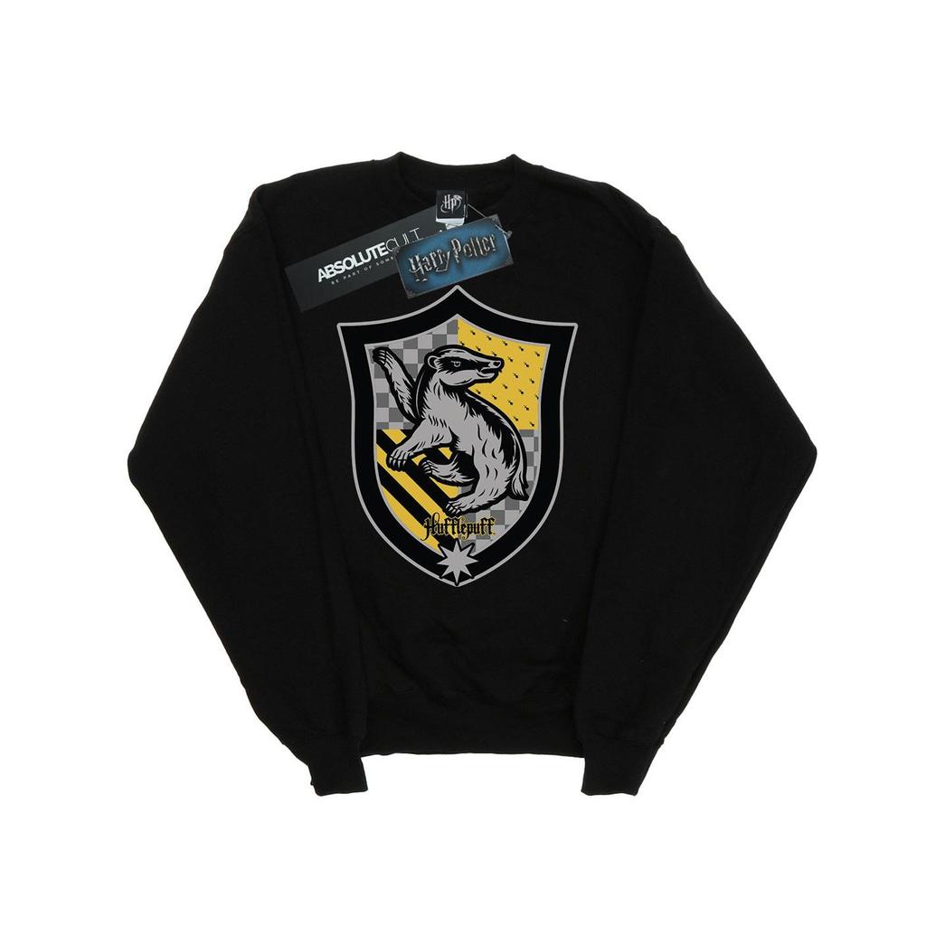 Harry Potter Womens/Ladies Hufflepuff Crest Flat Sweatshirt