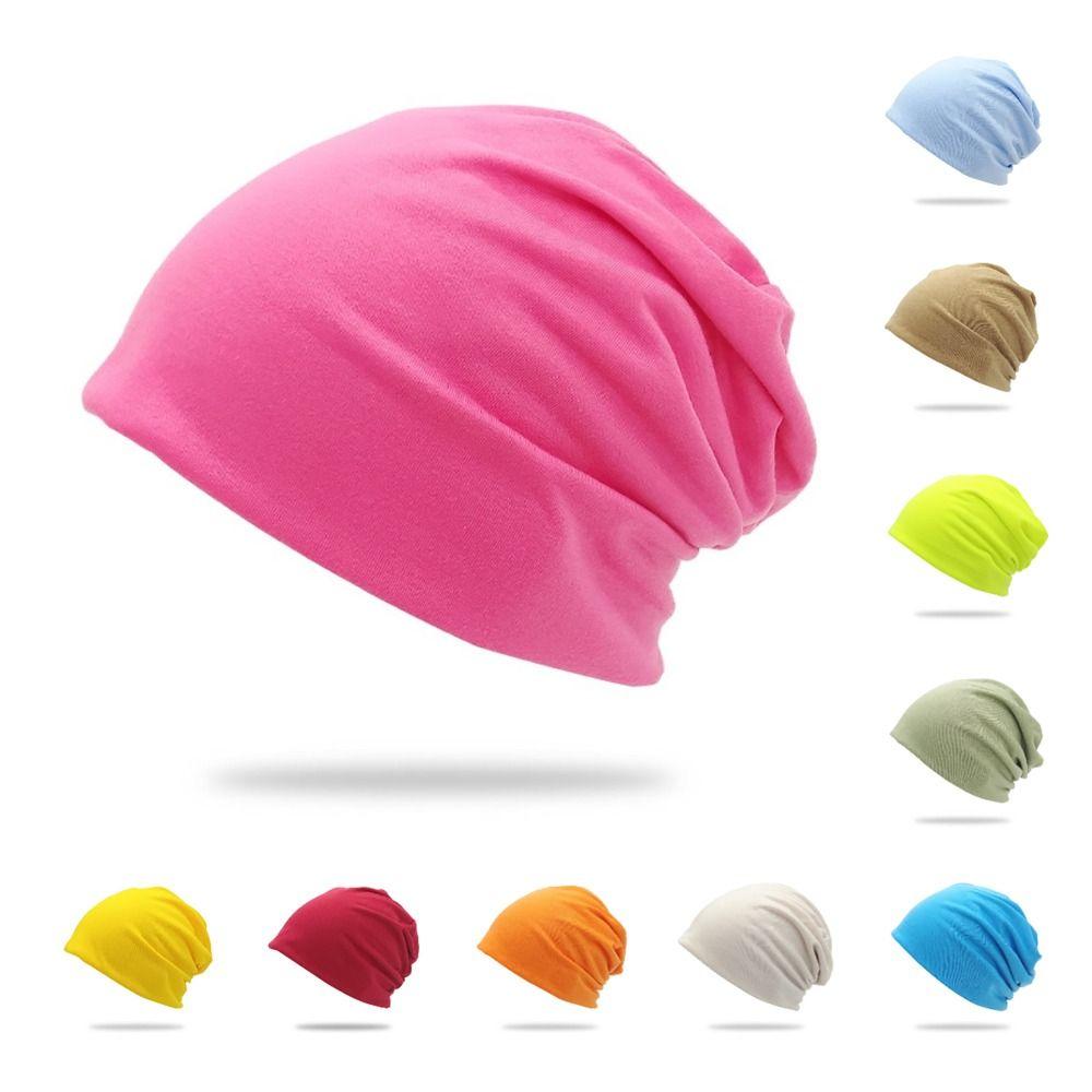 Polyester Winter Beanie Hat Elastic Stretch Fit Hats Fashion Thermal Warmer Cap Hiking