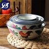 Керамическая миска для лапши, ресторанная, гостиничная, кухонная посуда, большой красный петух, миска для рисового супа, подарок