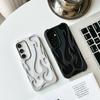 3D чехол-накладка с полым узором «Пламя» для Samsung Galaxy S26 S25 S24 S23 S22 Ultra A55 A54 A16 A15 A14 A06 5G, тонкий, противоударный