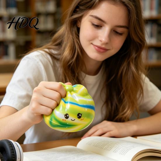 Сенсорные игрушки-антистресс для детей Разноцветная булочка Игрушка для сжатия Мягкая милая Наполнители для рождественских носков Детская игрушка для снятия стресса Взрослый Успокоитель тревоги Дорожные
