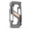 KeyUnity KU07 Titanium Slide Lock Carabiner Multifunctional Manual Screwdriver Quick Release Carabiner Bottle Opener EDC Military Titanium Tactical