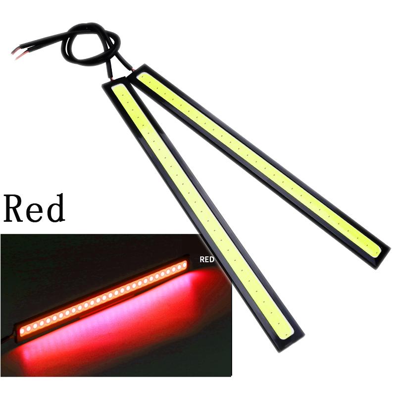 2 шт. 17 см COB DRL LED DC 12 В 6000 К водонепроницаемые дневные ходовые огни автомобильная полоса света COB противотуманная фара для автомобиля светодиодная лампа DRL