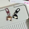 Kawaii Cartoon Girls Keychain Lovely Color Girly Keyring Car Key Chains Cute School Bag Pendant Backpack Decoration