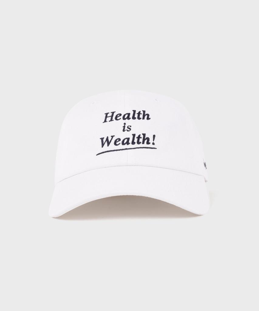 Кепка SPORTY&RICH Здоровье – это богатство - Белая R265Aoh009