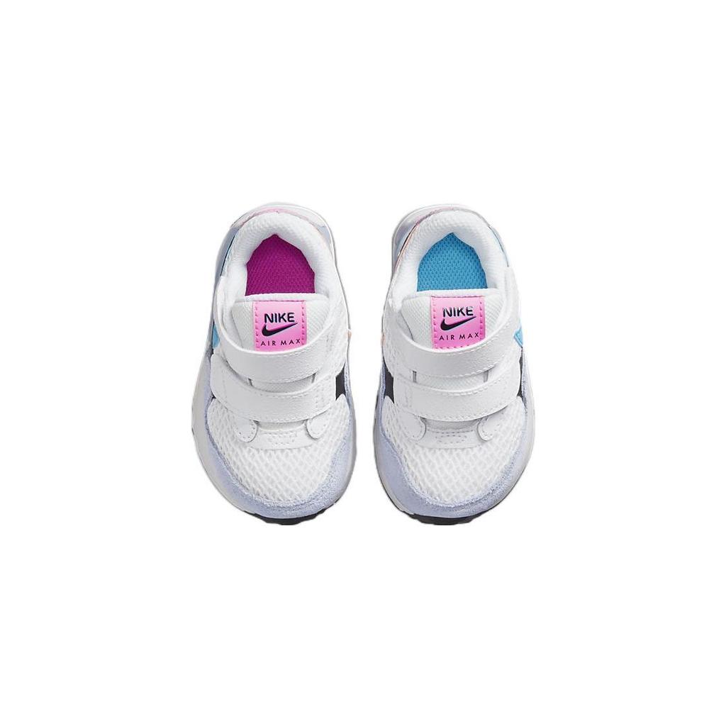 Nike Air Max SYSTM TD белые синие кроссовки Lightning для малышей черные синие-шепот DQ0286-106