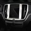 Для Volvo XC60 XC 60 2018- Аксессуары для интерьера ABS Крышка вентиляционного отверстия центральной консоли Рамка панели GPS-навигации