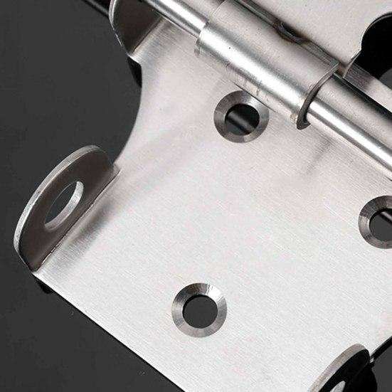 Предохранительный болт, нержавеющая, простая установка, гладкая защелка для раздвижных ворот из нержавеющей стали для ворот