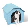 Кошачий домик для помещений и улицы, складной, водонепроницаемый, будка для собак, кошачий домик, большой домик для домашних животных для собак и кошек малого и среднего размера