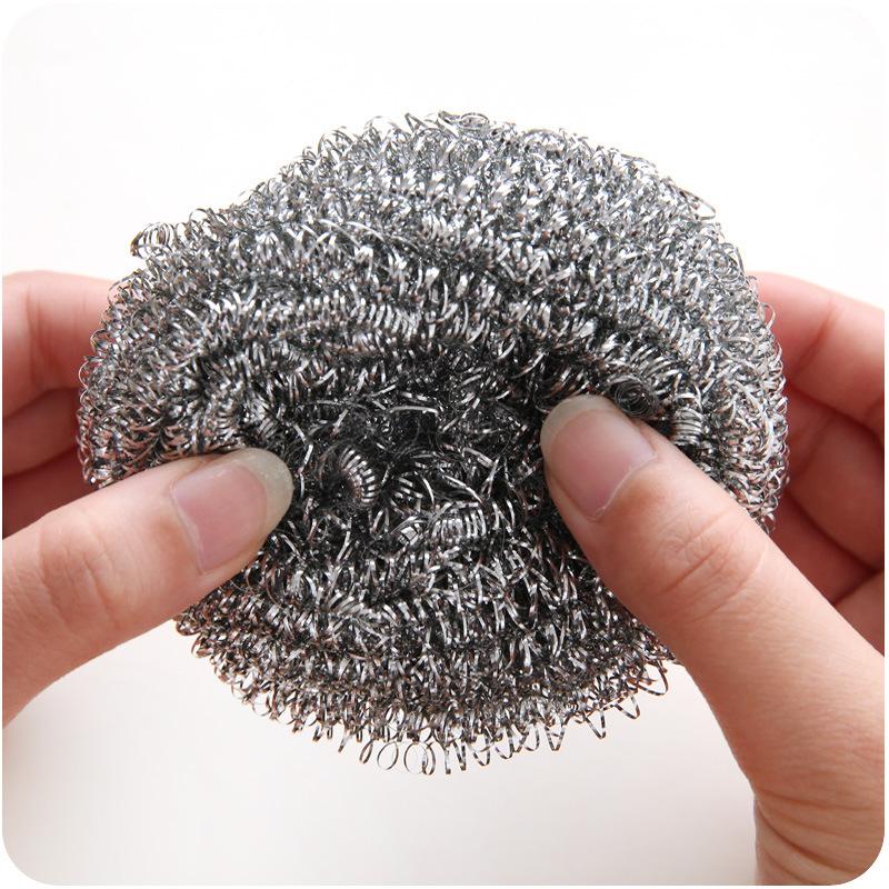 Модная щетка унисекс из стальной проволоки с шариками кухонные чистящие инструменты в горшках, мисках, 6 щеток для чистки, аксессуары для ванной комнаты, дом