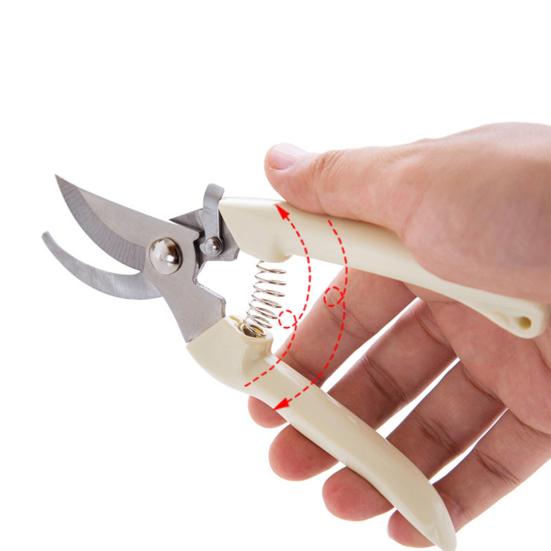 Металлический триммер для ветвей, прочный пружинный дизайн, антикоррозийный секатор, резак, садовый инструмент