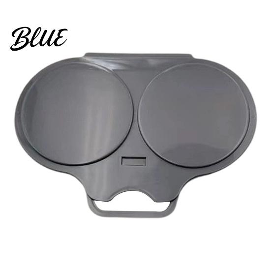 Healthy Lifestyle Kitchenware Dual Cavity Microwave Egg Poacher with Lid & Handle