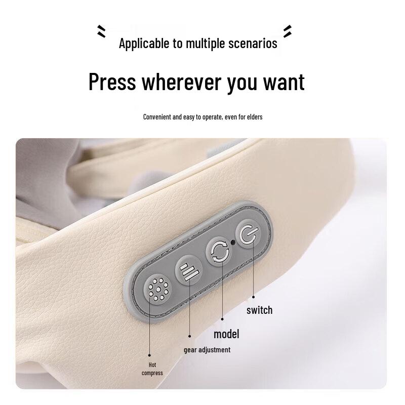 BY-0505 Trapezius Shoulder & Neck Massager with Heat CN plug (adapter included)