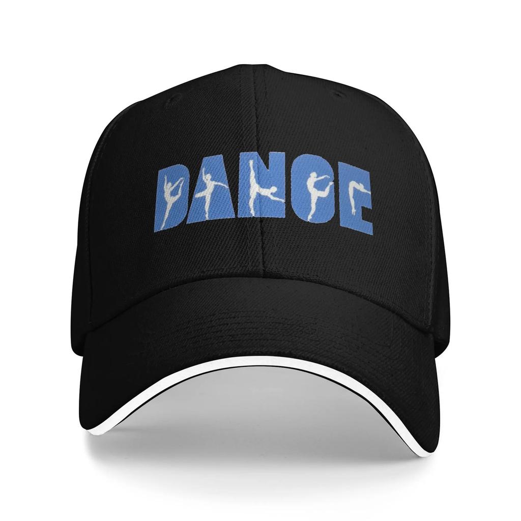Blue Dance Letter Design Sun Baseball Cap Spring Unisex Unisex Print Hip Hop Hats High Quality y2k Retro Outdoor Gym Baseball Caps