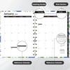 Spiral Binding Coil Diary Book A5 Size Spiral Notebook Yearly Schedule Planner  Yearbook Recording