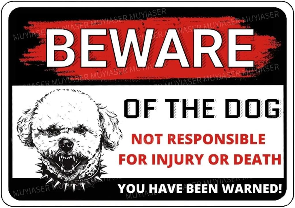 Beware of The Dog Rottweiler You Have Been Warned Aluminum Sign Outdoor Yard Warning Perfect for Fence Yard Home Dec