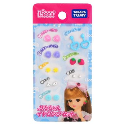 TAKARA TOMY "Licca-chan Earring Set" Игрушка для куклы-наряда Возраст: от 3 лет Соответствует стандартам безопасности игрушек Сертификация ST Mark Licca TAKARA TOMY