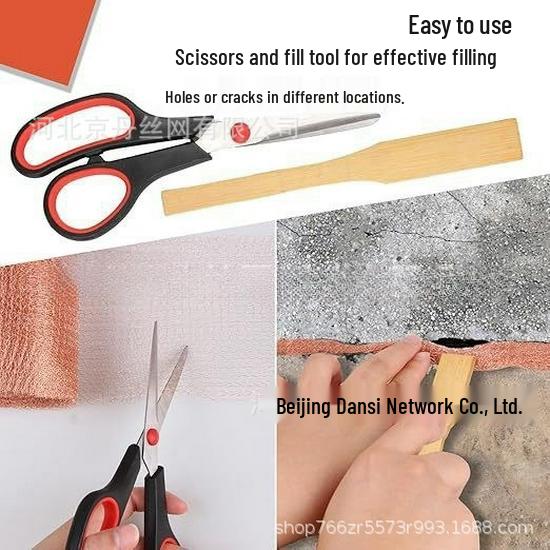 Spot Snail Red Copper Mesh: Insect & Rodent Barrier, Snake Hole Blocker, Air/Liquid Filter, Hole Filler