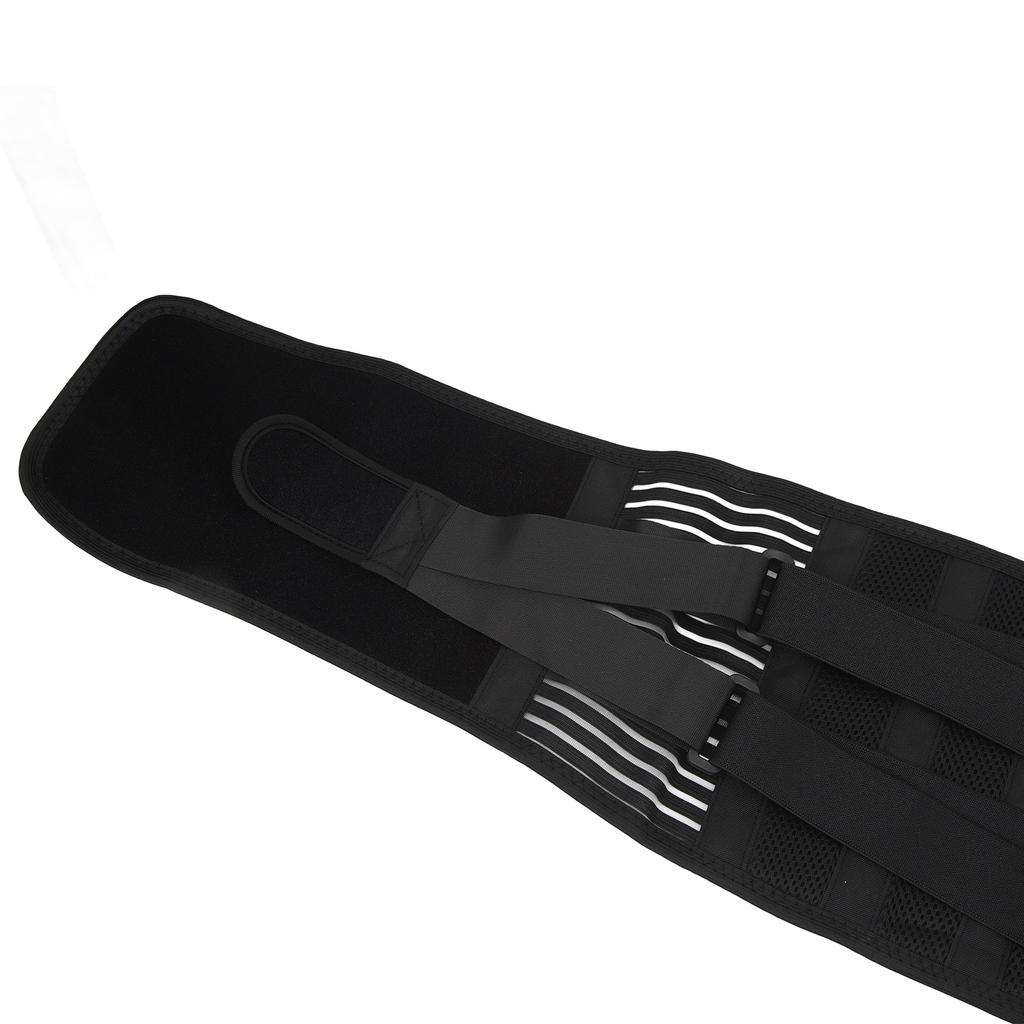 Back Braces for Lower Back Breathable Lumbar Support Belt with 6 Stays and 16 Hole Mesh for Waist Protection Men Women L