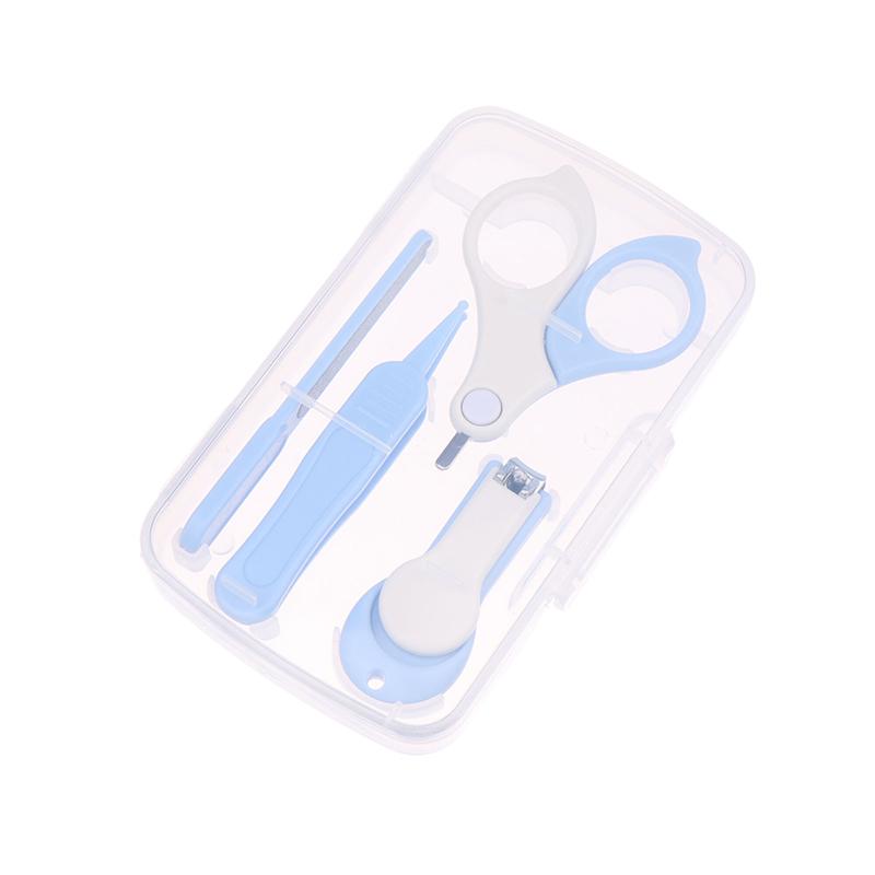 Безопасный детский набор щипчиков для ногтей, триммер для ногтей, кусачки, пинцеты, инструменты для ухода за ногтями и ушами малышей