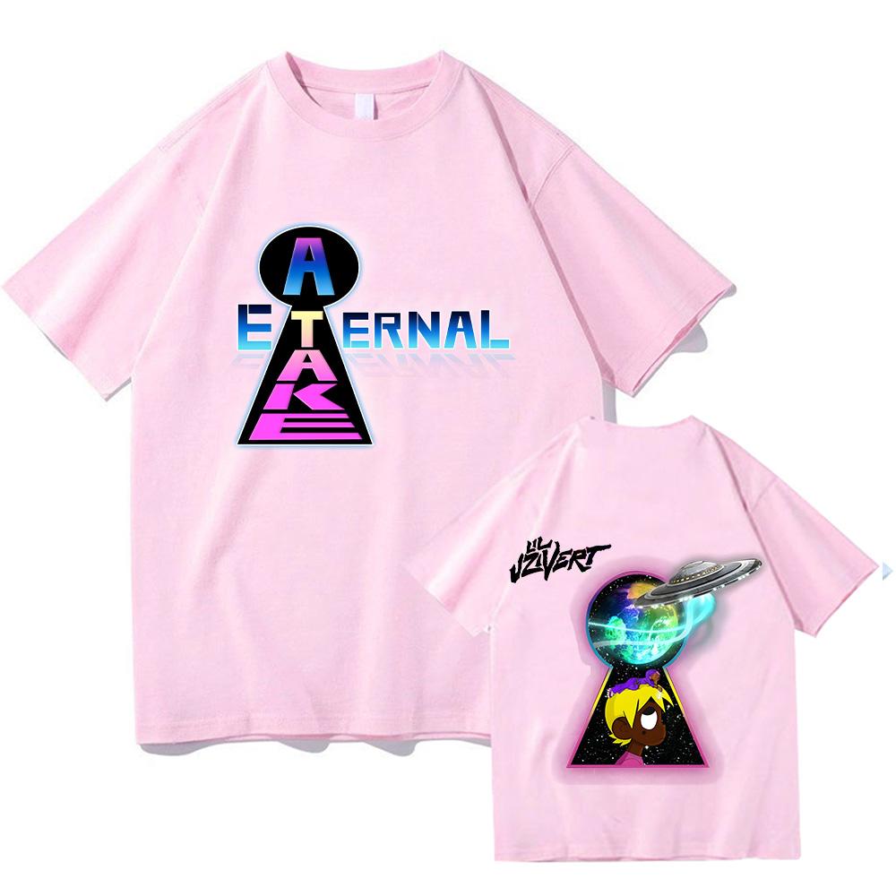 Lil Uzi Vert Etemal Atake T-shirts Summer Men Women Clothing Hip Hop Fashion Tshirt Short Sleeve Oversized Creative Streetwear