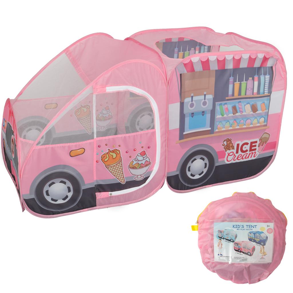 Детская палатка-фургончик с сумкой для хранения, складная игровая палатка, переносная детская игровая палатка, складная ролевая игрушка, многофункциональная еда