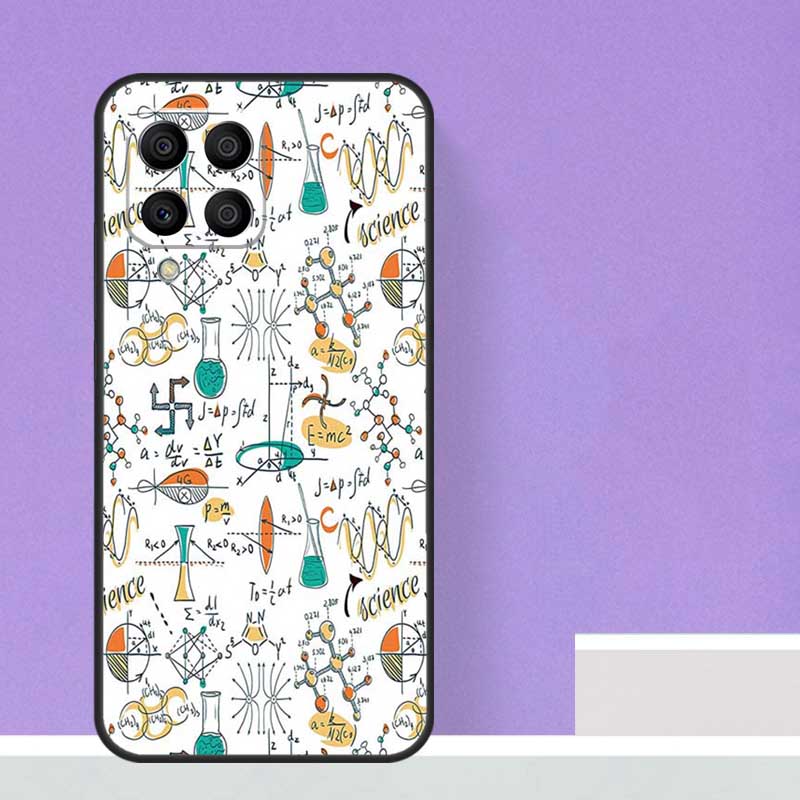 Biology Chemistry For Samsung Galaxy M13 M33 M53 M12 M32 M52 M14 M34 M54 M20 M51 M21 M30s M31s M15 M55 Case