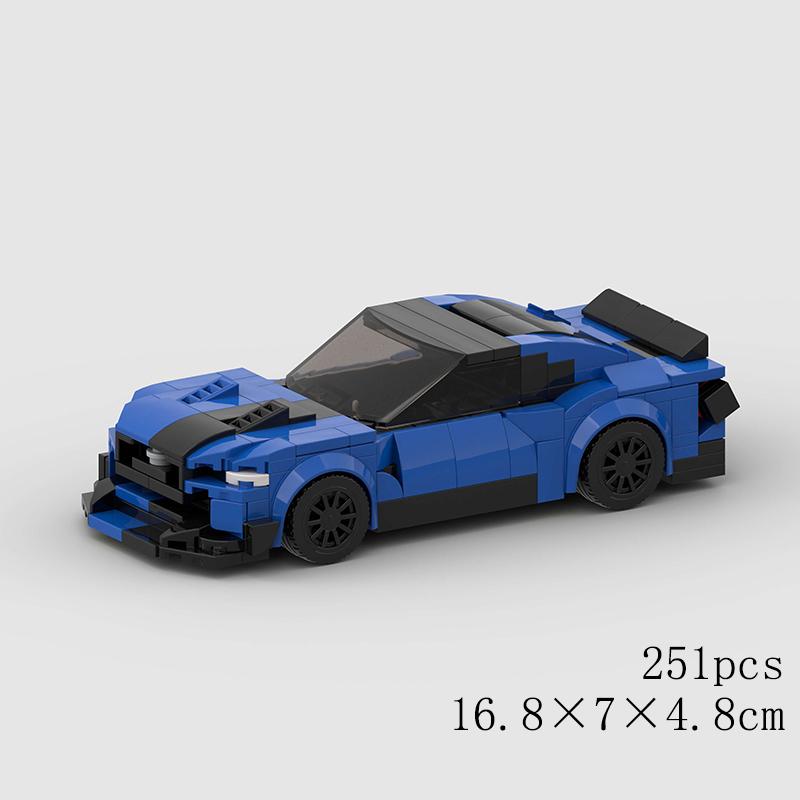 MOC Скорость Спорт Супер Гоночный Автомобиль Модель Строительные Блоки DIY Кирпичи Город Технический Ралли Отличный Гоночный Автомобиль Рождественский Подарок Игрушка