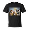 Solar Eclipse Cats Wear Solar Eclipse Glasses Totality 2024 T-Shirt