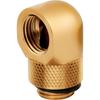 Corsair Hydro Rotary Adapter Twin Pack BSPP Port Solid Brass Safe Herbing Rotating Polished Gold X-Series 90° (Резьба G1/4", прочность, механизм,