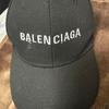 Б/у черная бейсболка BALENCIAGA