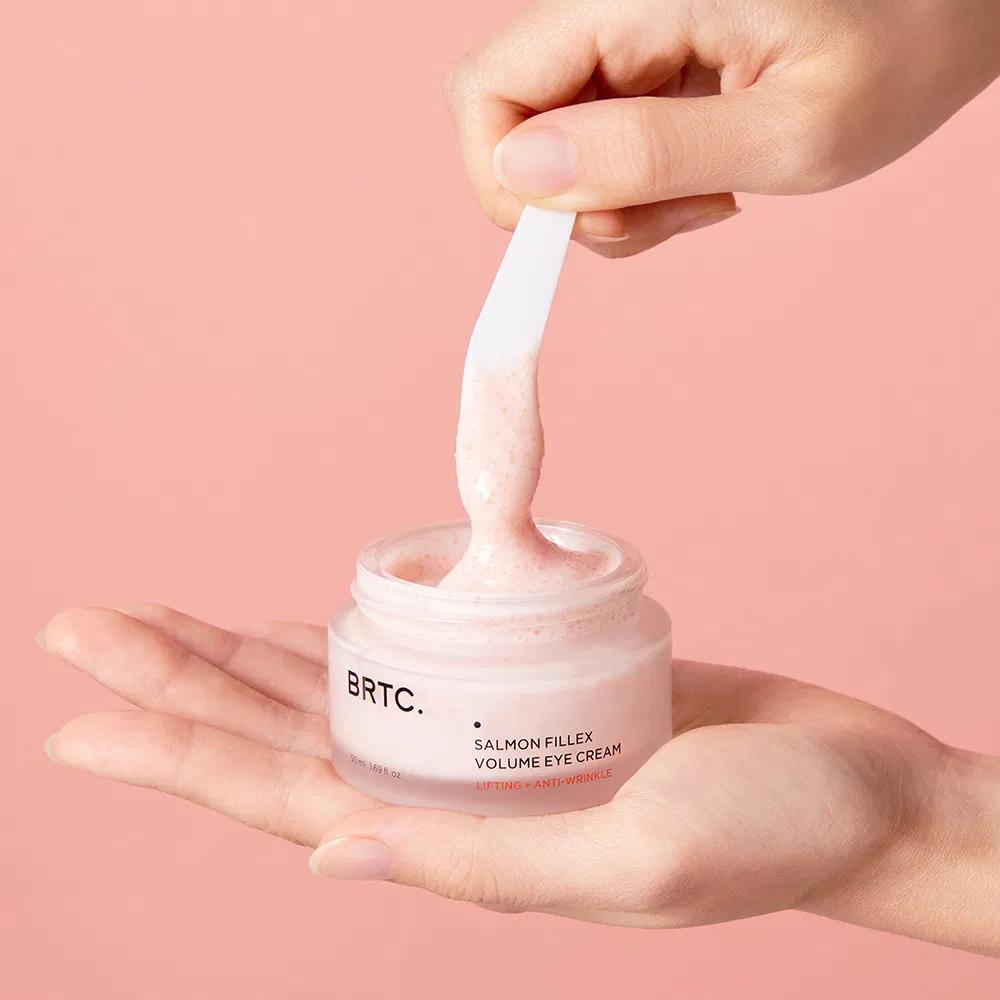 BRTC Salmon Philex Volume Eye Cream 50ml Salmon Egg Extract Niacinamide Collagen Firming Anti-Wrinkle Korean Eye Care