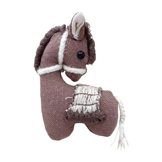 Stuffed Mini Horse Doll Cute Handcrafted Tiny Horse Miniature Stuffed Horse DIY Craft Accessory for Backpack Charm Keychain Brooch Party Favors