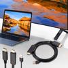 Кабель HDMI-совместимый - DisplayPort, 1,8 м, с питанием от USB, 4K 60 Гц, HDMI-совместимый - DP, HDMI-совместимый - Display Port