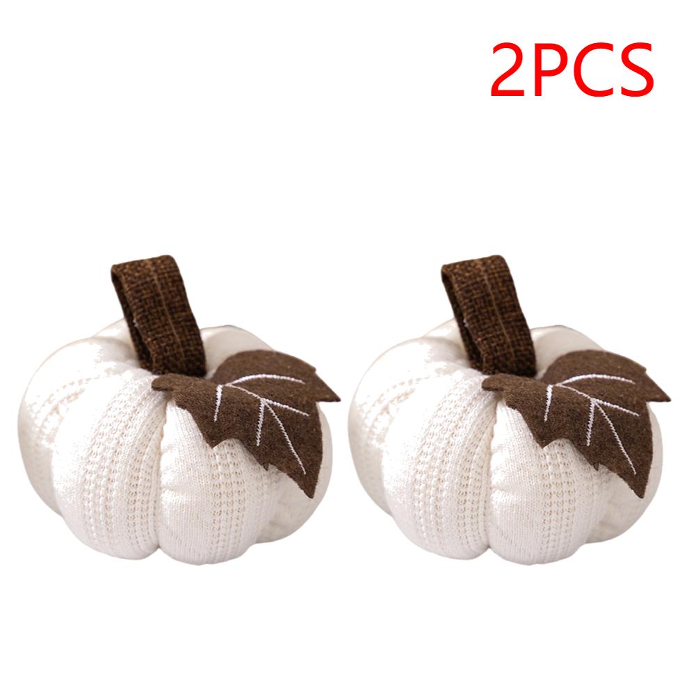 1-5PCS Small Pumpkins Home Decor Knit Knitted Pumpkin Reusable Seasonal Charm Cozy Warm Decorative Ornaments Crochet Pumpkins