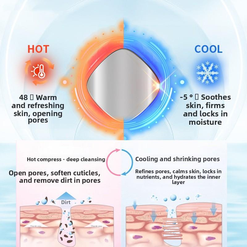 Большой ледяной молоток, холодный компресс, косметический прибор, многофункциональный бытовой прибор для фотонного омоложения лица, перезаряжаемый горячий и холодный интродуктор