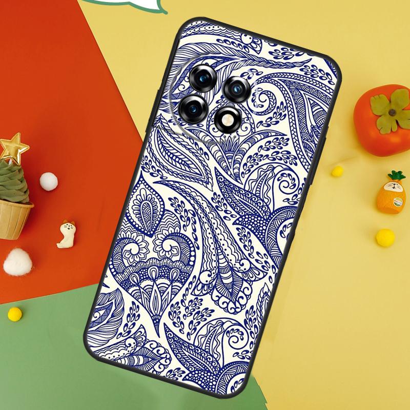 Чехол с узором пейсли для OnePlus 9 10 Pro 11 12 13 15 13T 13R 12R 10T 8T Nord 5 CE 2 3 4 Lite N20 N30