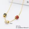 JUSNOVA 18K PVD Gold Plated Stainless Steel Virgin Mary Medal Pendant Necklace Hip Hop Iced Out Zircon Religious Jewelry
