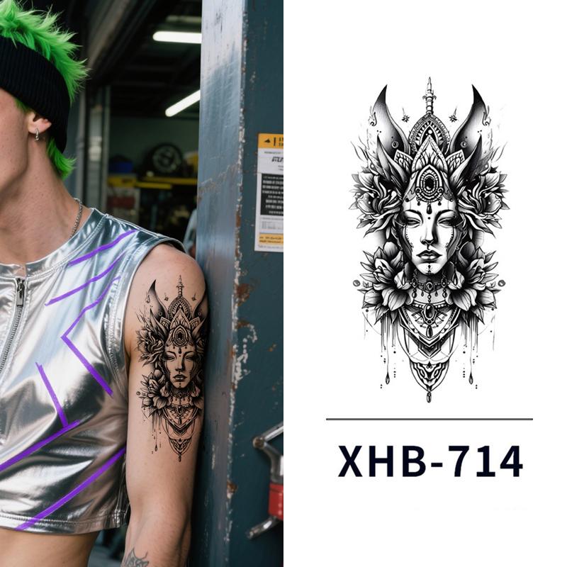 Body Shoulder Arm New Designs Skin Safe Non-toxic Temporary Tattoo/ Tatto/ Tatoo/ Tato Stickers Men